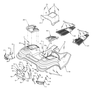 Part Location Diagram of 925-3263 MTD Bulb-back up light